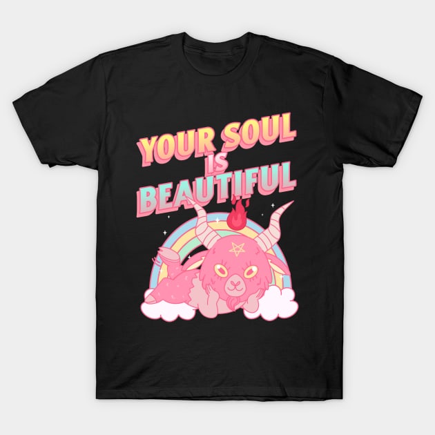 Your soul is beautiful, baby Baphomet T-Shirt by MikeysTeeShop